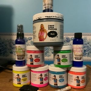 Liquid Latex Fashions, Body Paint Set
